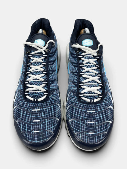 Nike Air Max Plus Dark Obsidian — buty sportowe męskie w bardzo dobrym stanie rozmiar 44, widok z góry