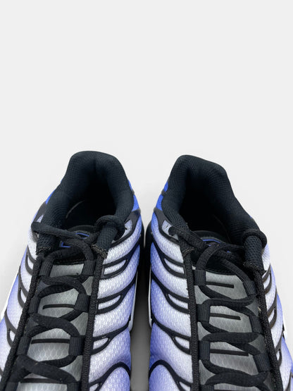 Nike Air Max Plus Black/Sapphire — buty sportowe męskie w bardzo dobrym stanie rozmiar 44, zapiętki butów