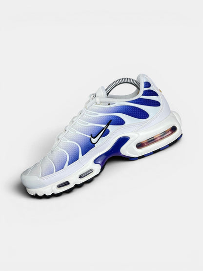 Nike Air Max Plus White Wild Grape — buty sportowe męskie w bardzo dobrym stanie rozmiar 41, wewnętrzny panel prawego buta