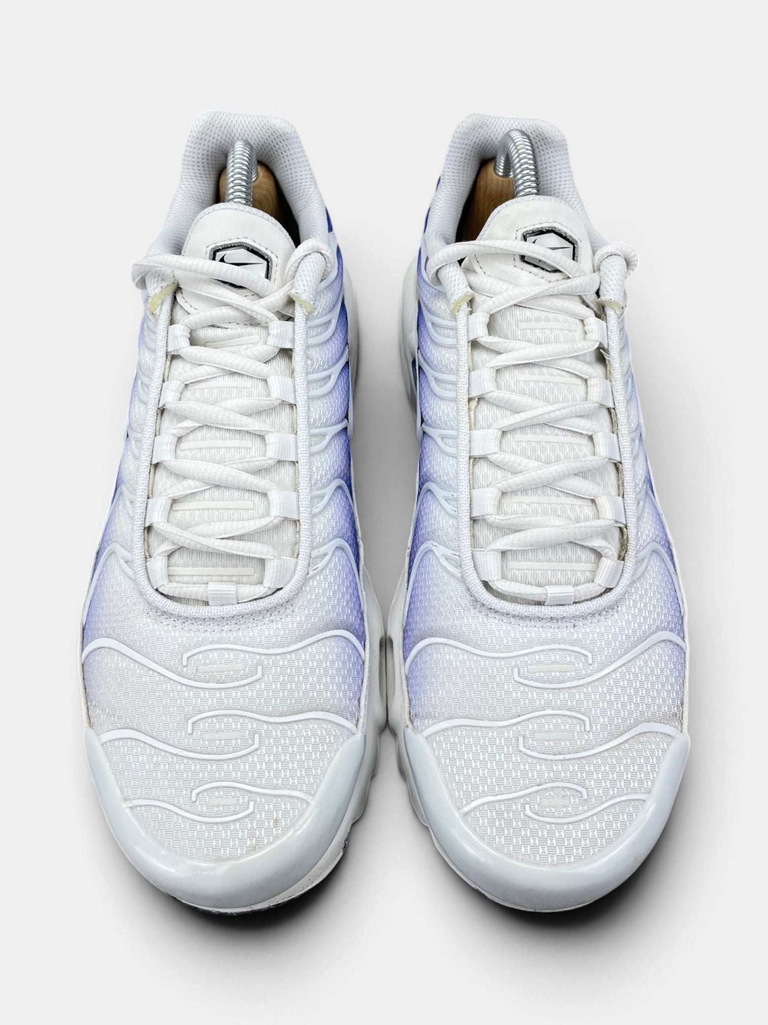 Nike Air Max Plus White Wild Grape — buty sportowe męskie w bardzo dobrym stanie rozmiar 41, widok z góry