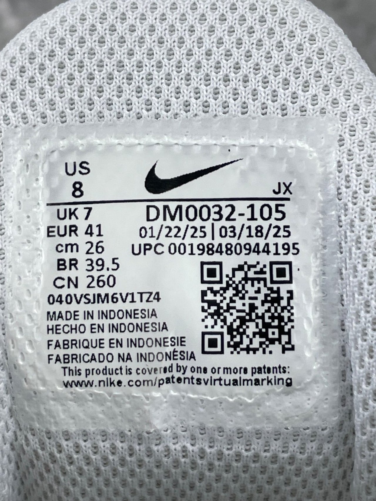 Nike Air Max Plus White Wild Grape — buty sportowe męskie w bardzo dobrym stanie rozmiar 41, opcjonalne zdjęcie 2
