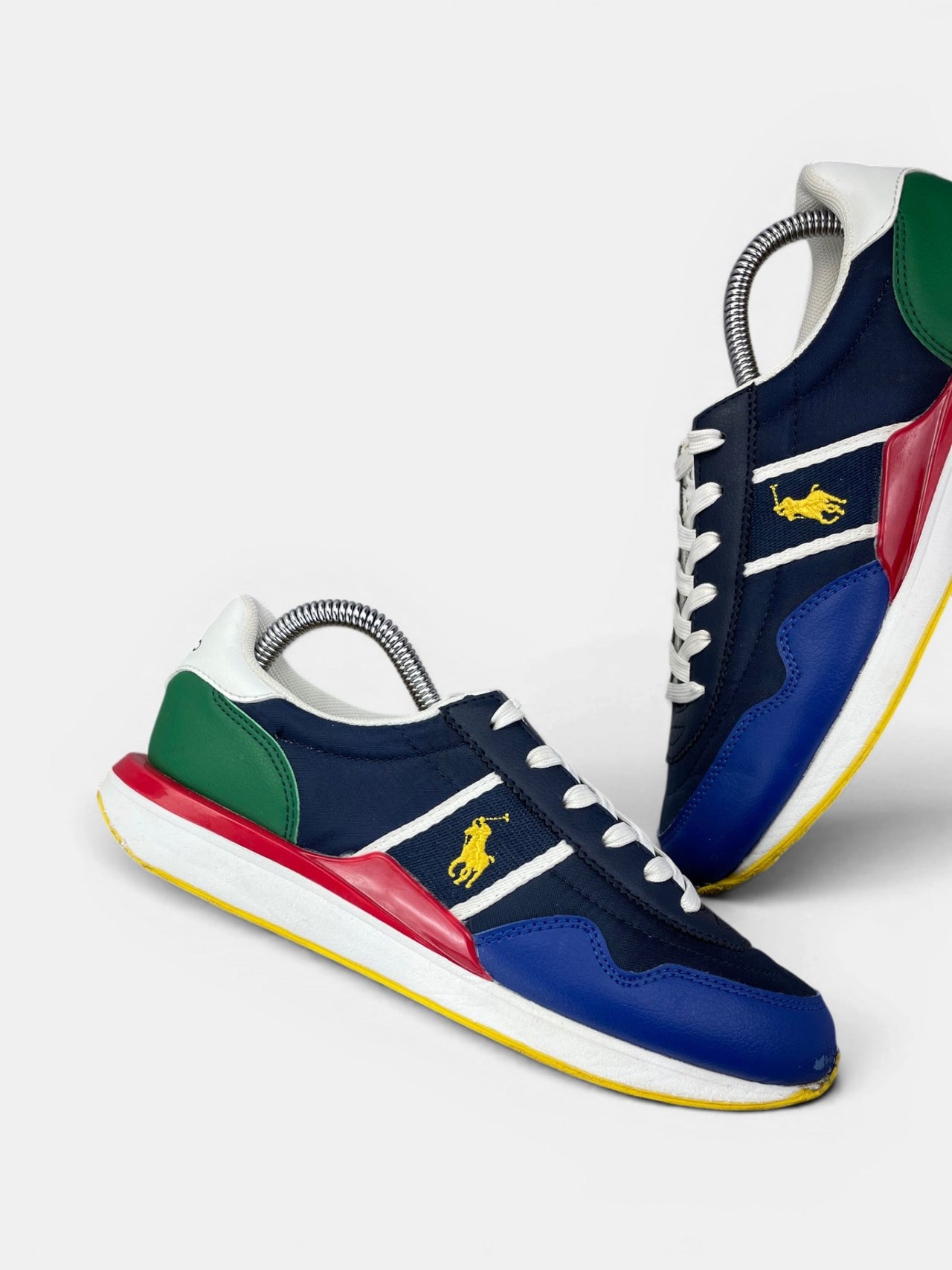 Polo Ralph Lauren Train 89 Sport — buty sportowe dziecięce w bardzo dobrym stanie rozmiar 37, zewnętrzny panel lewego buta