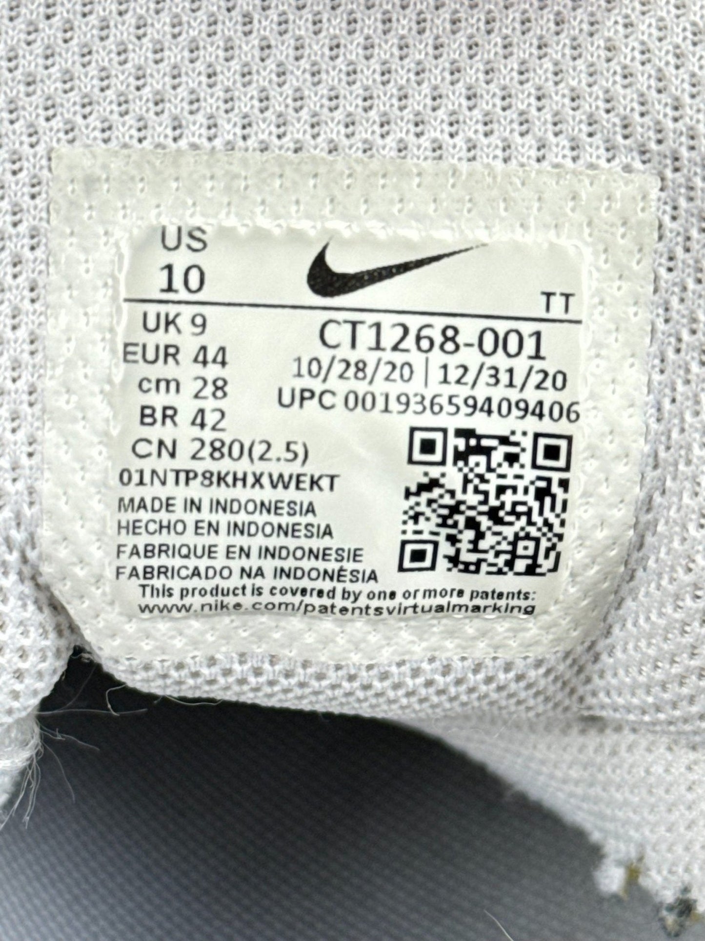 Nike Air Max 95 Essential Particle Grey — buty sportowe męskie w dobrym stanie rozmiar 44, boczny profil