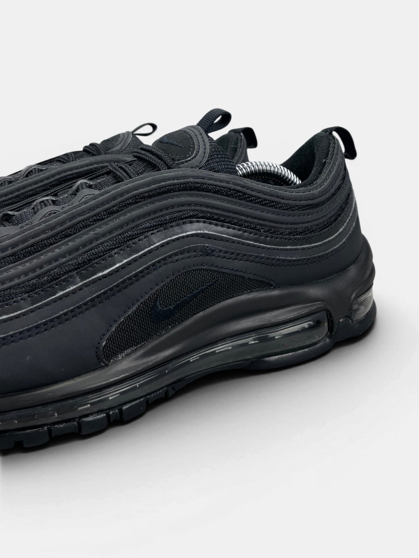 Nike Air Max 97 Triple Black AM97 Triple Black — buty sportowe męskie w bardzo dobrym stanie rozmiar 42, opcjonalne zdjęcie 1