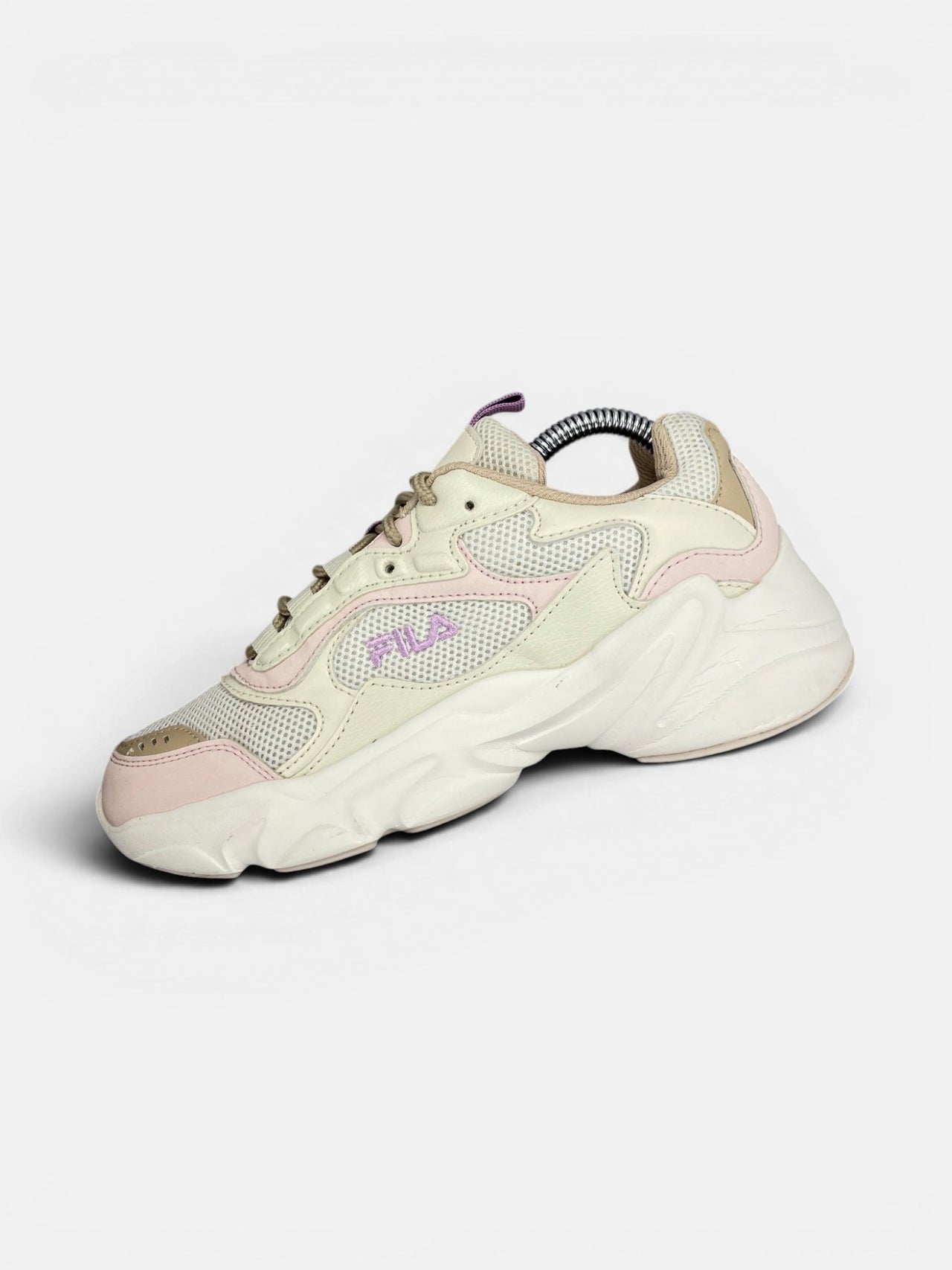 Fila Collene Cb — buty sportowe damskie w bardzo dobrym stanie rozmiar 36, widok z góry na wewnętrzną stronę butów