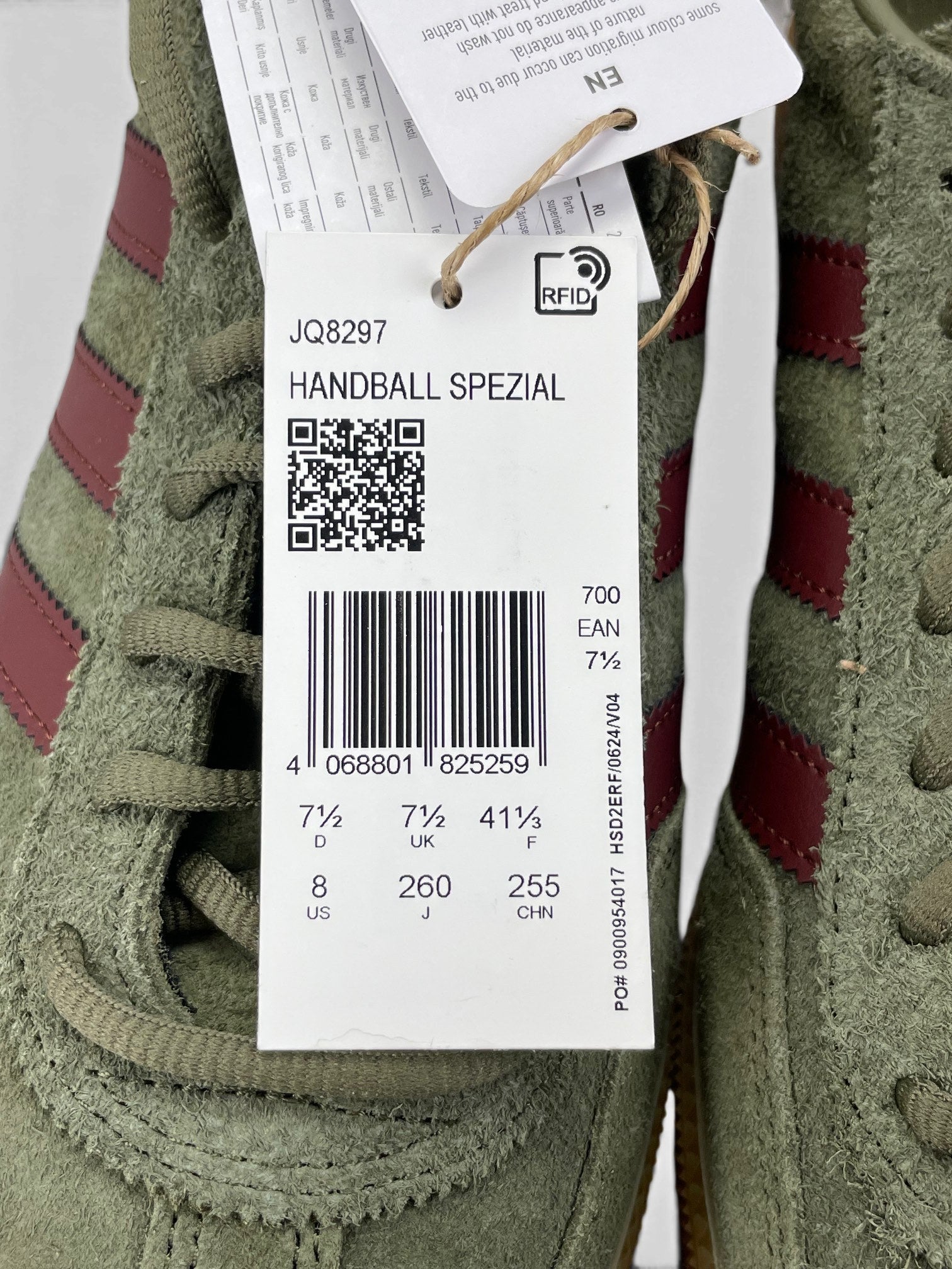 Adidas Spezial — buty sportowe męskie nowe rozmiar 41 1/3, opcjonalne zdjęcie 2