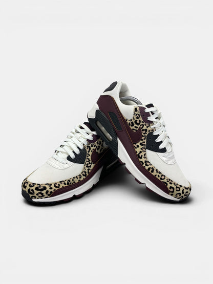 Nike Air Max 90 Nike Air Max 90 Leopard ‘Burgundy Crush’ — buty sportowe damskie w bardzo dobrym stanie rozmiar 40, boczny profil
