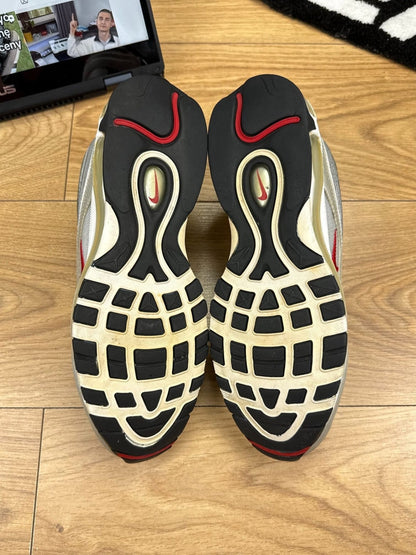 Nike Air Max 97 OG QS Silver Bullet Silver Bullet — buty sportowe męskie w bardzo dobrym stanie rozmiar 42, zapiętki butów