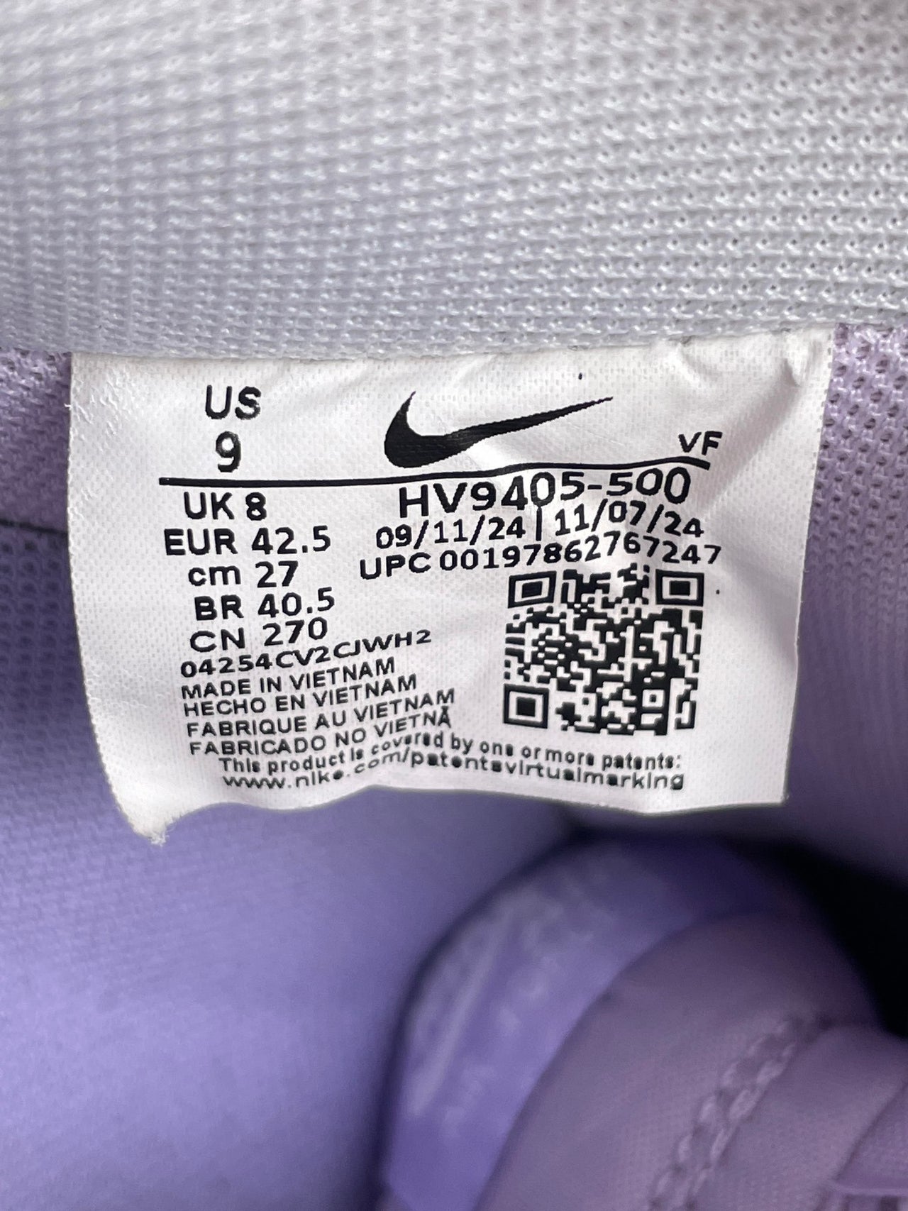 Nike Air Force 1 Low Hydrangeas — buty sportowe męskie w bardzo dobrym stanie rozmiar 42.5, opcjonalne zdjęcie 2