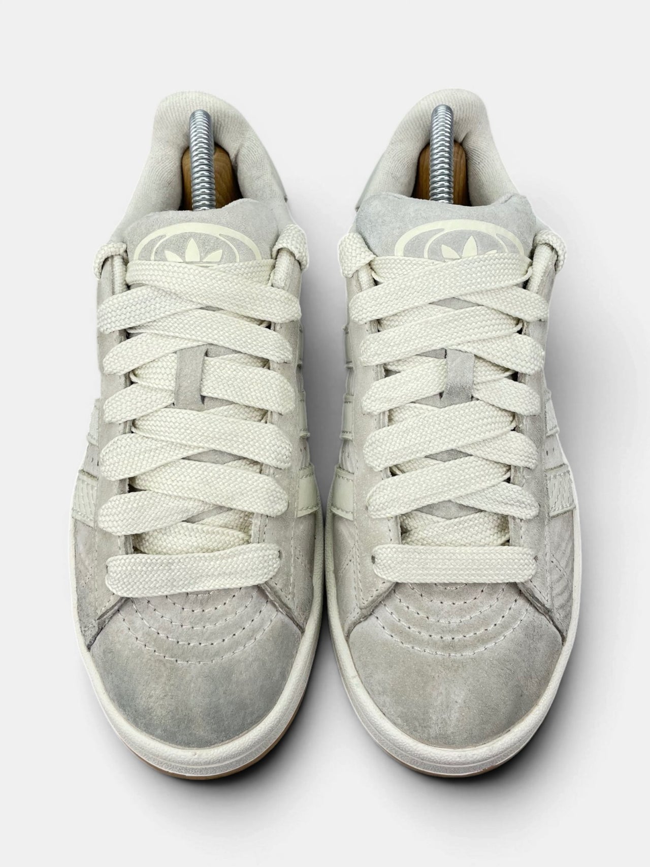 Adidas Campus 00s Wonder White — buty sportowe damskie w bardzo dobrym stanie rozmiar 39 1/3, widok z góry