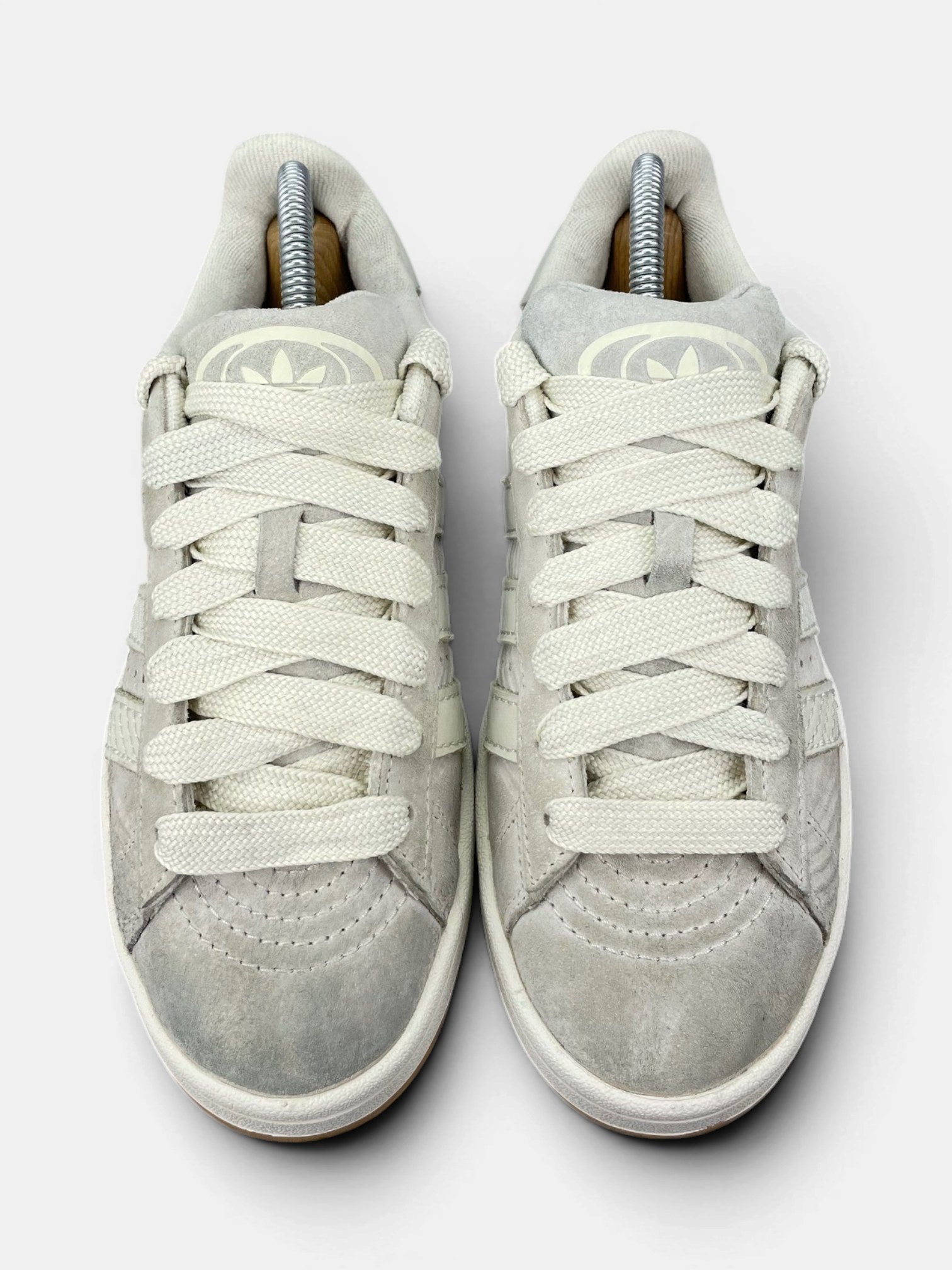 Adidas Campus 00s Wonder White — buty sportowe damskie w bardzo dobrym stanie rozmiar 39 1/3, widok z góry
