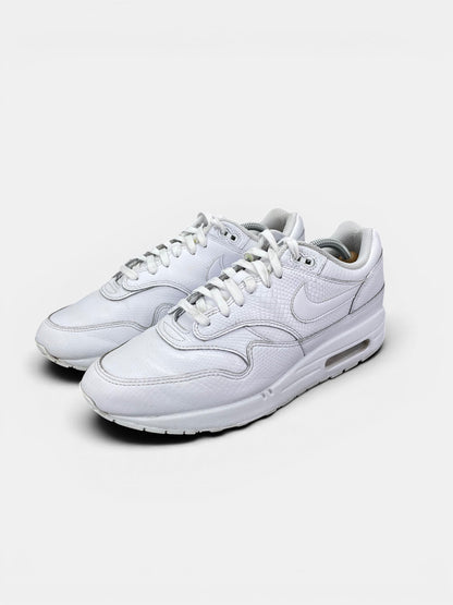 Nike Air Max 1 White Snakeskin — buty sportowe męskie w bardzo dobrym stanie rozmiar 44.5, widok z boku