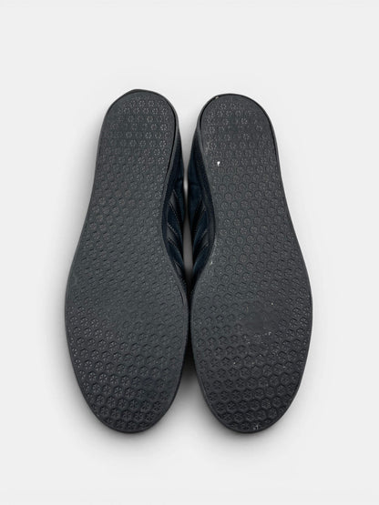 Adidas Gazelle “Triple Black” Triple Black — buty sportowe męskie w bardzo dobrym stanie rozmiar 45 1/3, podeszwa