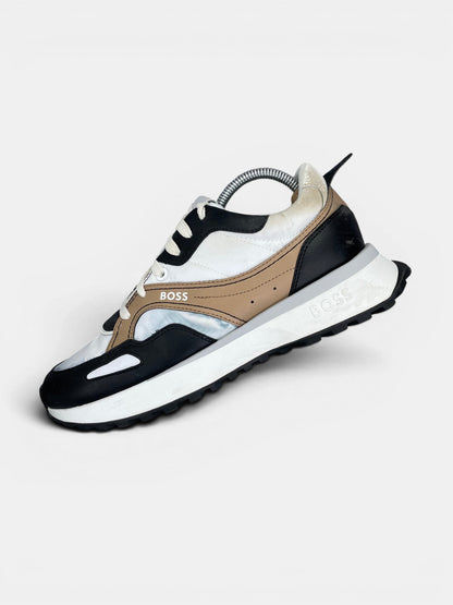 Hugo Boss BOSS Jonah Runn Trainers — buty sportowe męskie w bardzo dobrym stanie rozmiar 41, widok z góry na wewnętrzną stronę butów