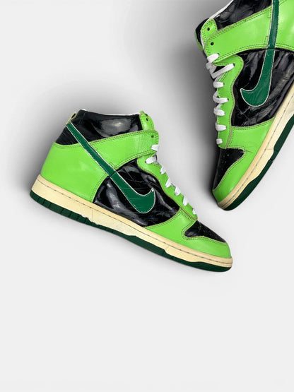 Nike Dunk High Halloween — buty sportowe damskie w bardzo dobrym stanie rozmiar 38, wewnętrzny panel lewego buta