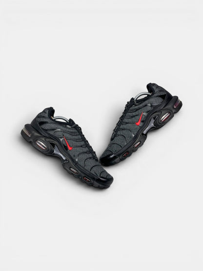 Nike Air Max Plus Metal Mesh — buty sportowe męskie w bardzo dobrym stanie rozmiar 45, widok z góry na zewnętrzną stronę butów