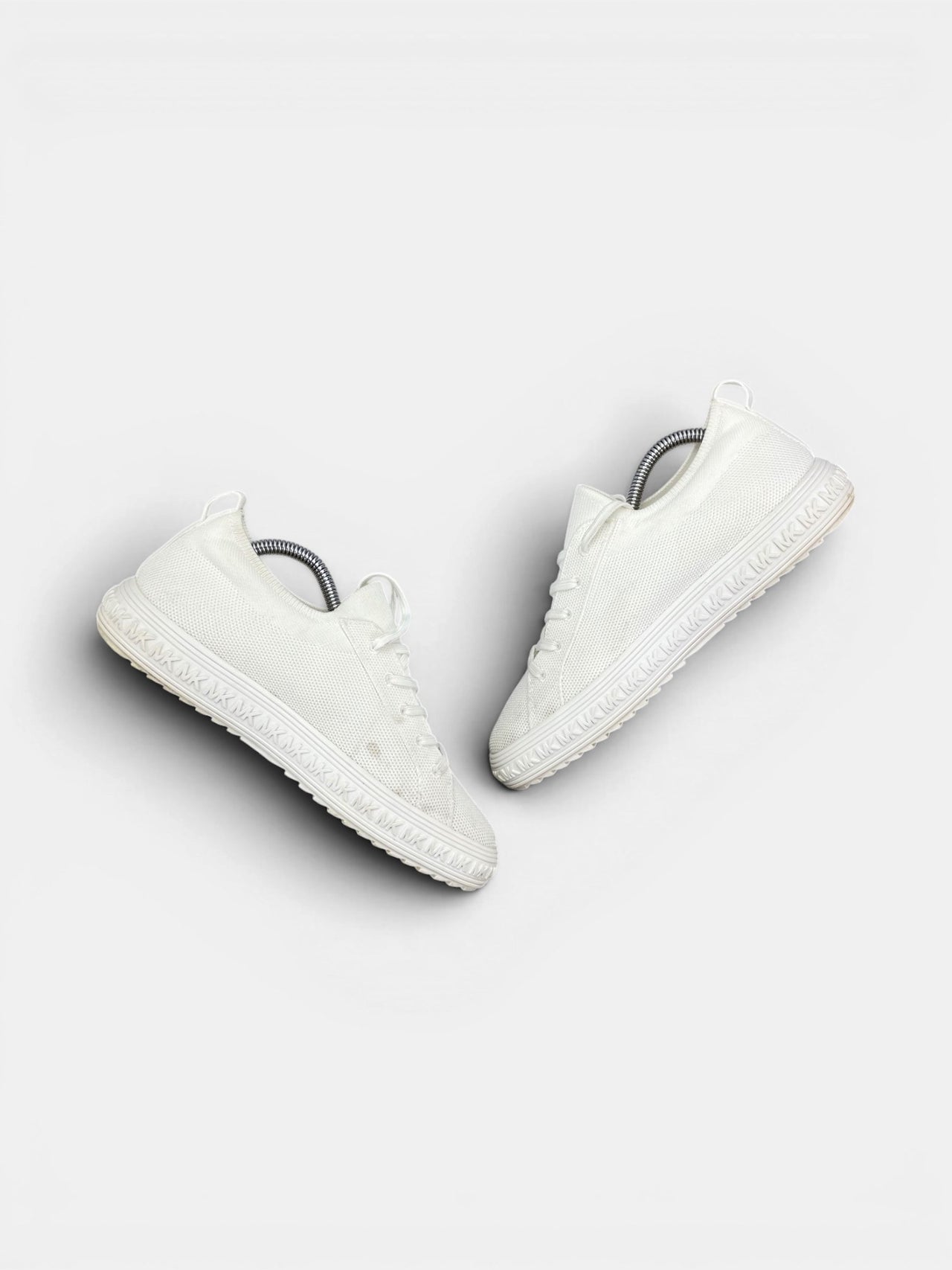 Michael Kors Grove Knit Sneakers — buty sportowe męskie w bardzo dobrym stanie rozmiar 41, zewnętrzny panel prawego buta