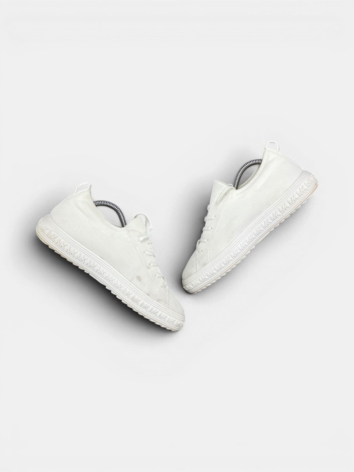Michael Kors Grove Knit Sneakers — buty sportowe męskie w bardzo dobrym stanie rozmiar 41, zewnętrzny panel prawego buta