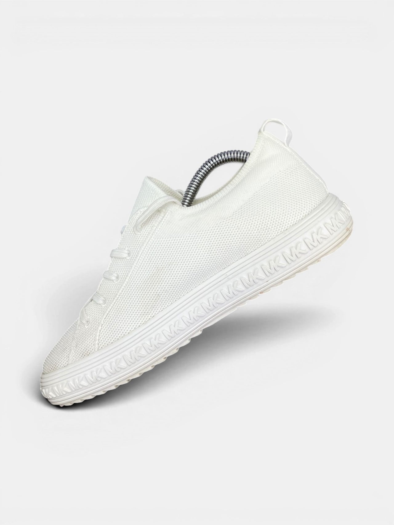 Michael Kors Grove Knit Sneakers — buty sportowe męskie w bardzo dobrym stanie rozmiar 41, wewnętrzny panel prawego buta