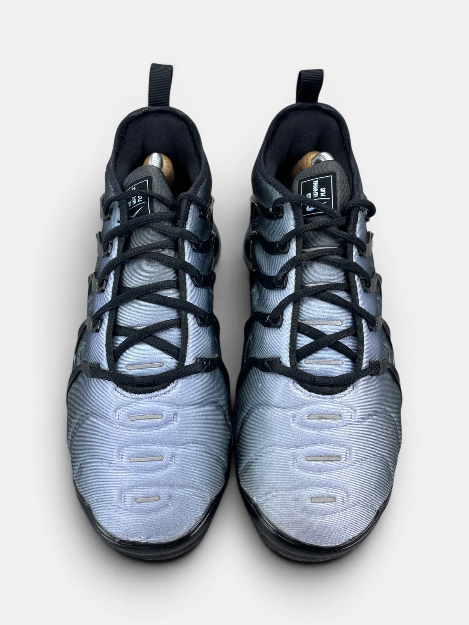 Nike Air VaporMax Plus Aluminum — buty sportowe męskie w bardzo dobrym stanie rozmiar 44.5, widok z góry