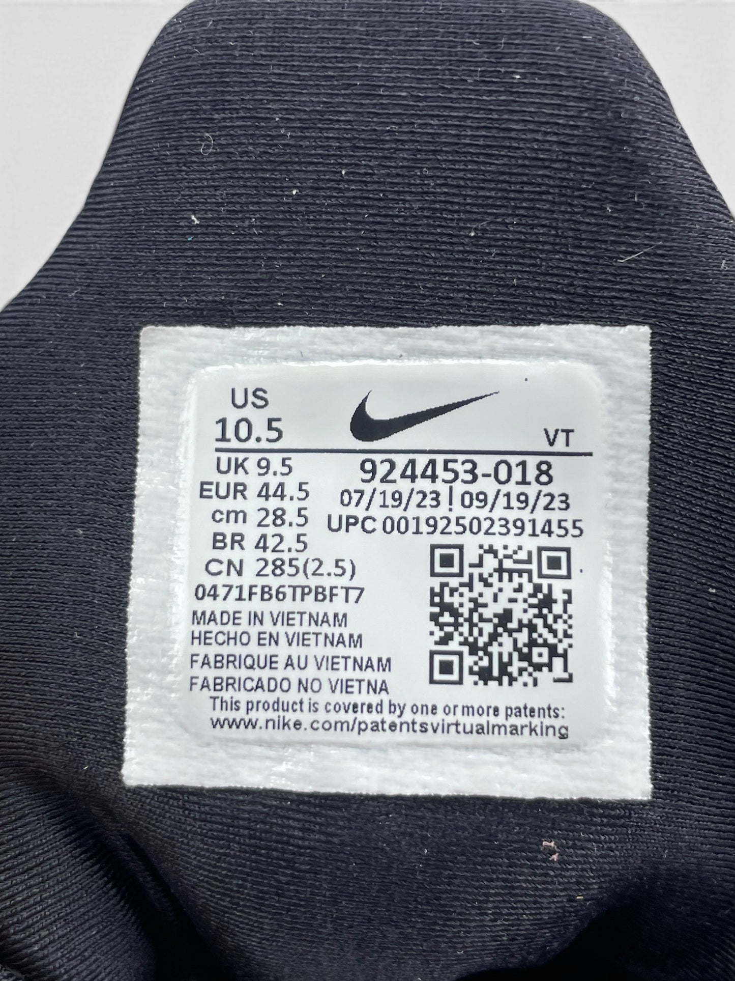 Nike Air VaporMax Plus Aluminum — buty sportowe męskie w bardzo dobrym stanie rozmiar 44.5, opcjonalne zdjęcie 2