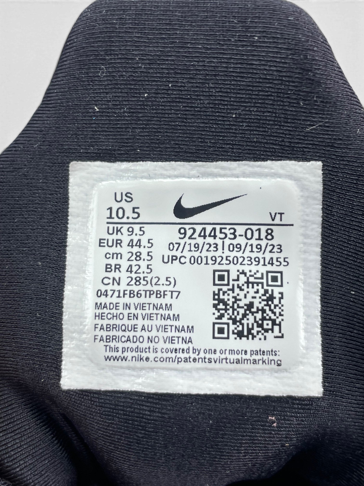 Nike Air VaporMax Plus Aluminum — buty sportowe męskie w bardzo dobrym stanie rozmiar 44.5, opcjonalne zdjęcie 2