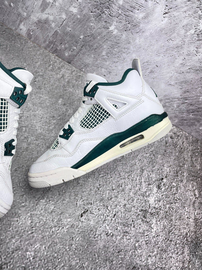 Nike Air Jordan 4 Retro Oxidized Green — buty sportowe damskie w bardzo dobrym stanie rozmiar 37.5, zewnętrzny panel lewego buta