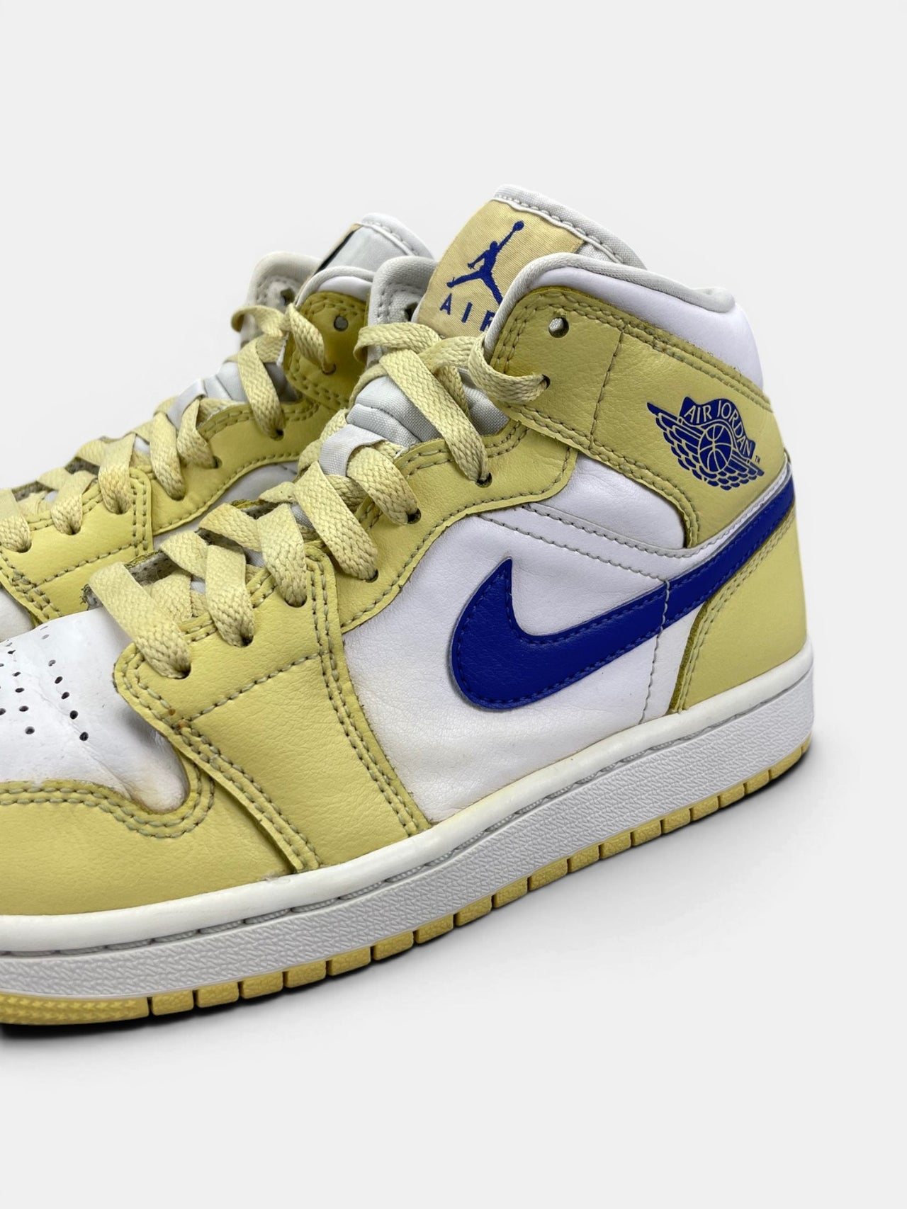 Nike Air Jordan 1 Mid Lemon Wash — buty sportowe damskie w bardzo dobrym stanie rozmiar 36.5, opcjonalne zdjęcie 1
