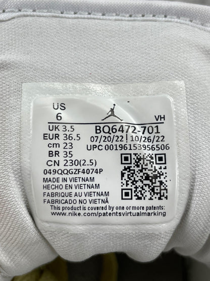Nike Air Jordan 1 Mid Lemon Wash — buty sportowe damskie w bardzo dobrym stanie rozmiar 36.5, opcjonalne zdjęcie 2