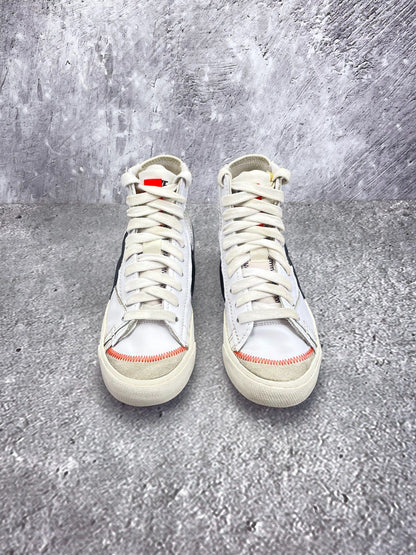 Nike Blazer Mid '77 Jumbo White Black — buty sportowe męskie w bardzo dobrym stanie rozmiar 44, widok z tyłu