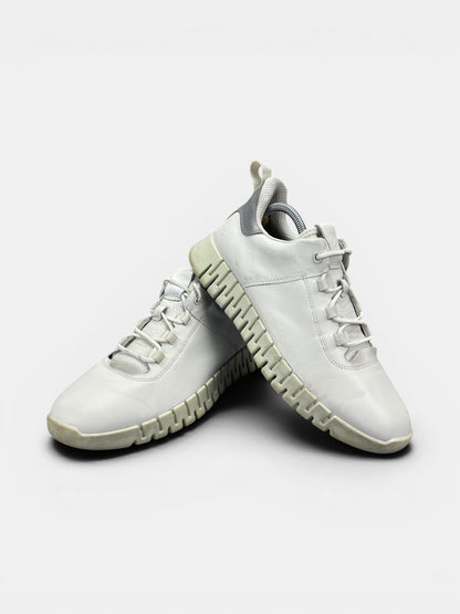 Ecco Leather Sneakers — buty sportowe męskie w bardzo dobrym stanie rozmiar 41, boczny profil