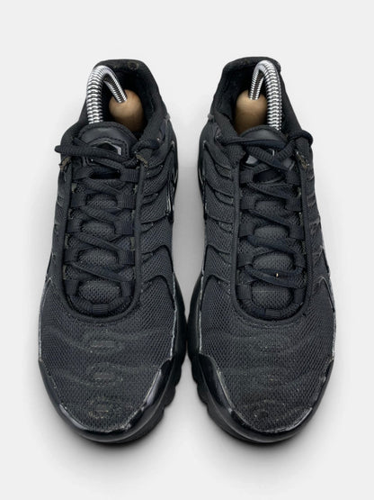 Nike Air Max Plus (TN) Triple Black — buty sportowe damskie w bardzo dobrym stanie rozmiar 37.5, widok z góry