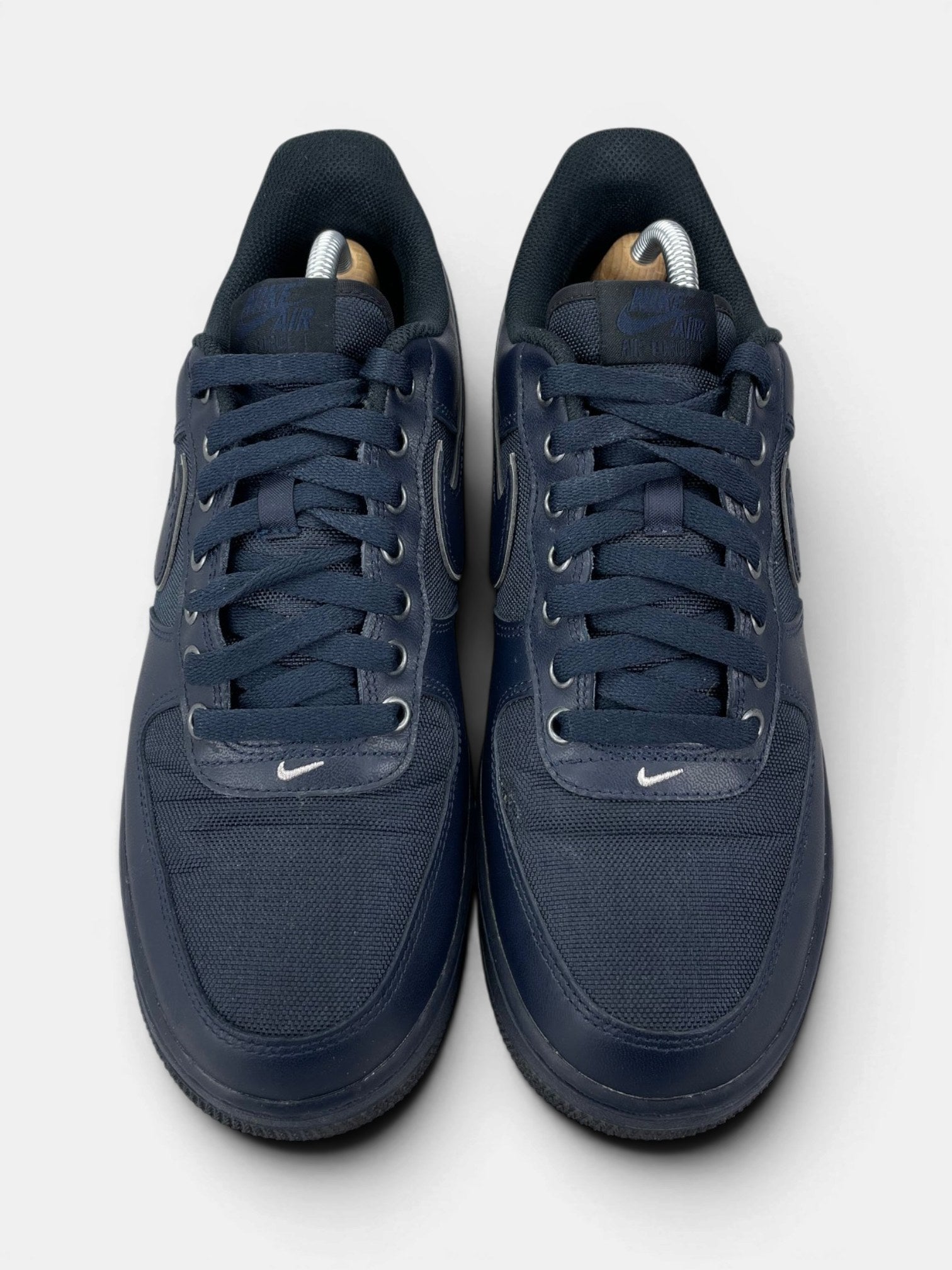 Nike Air Force 1 Low CorDura Dark Obsidian — buty sportowe męskie w bardzo dobrym stanie rozmiar 42.5, widok z góry