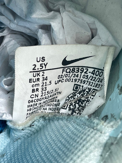 Nike Air Zoom Mercurial Vapor 16 — buty sportowe dziecięce w bardzo dobrym stanie rozmiar 34, wewnętrzny panel lewego buta