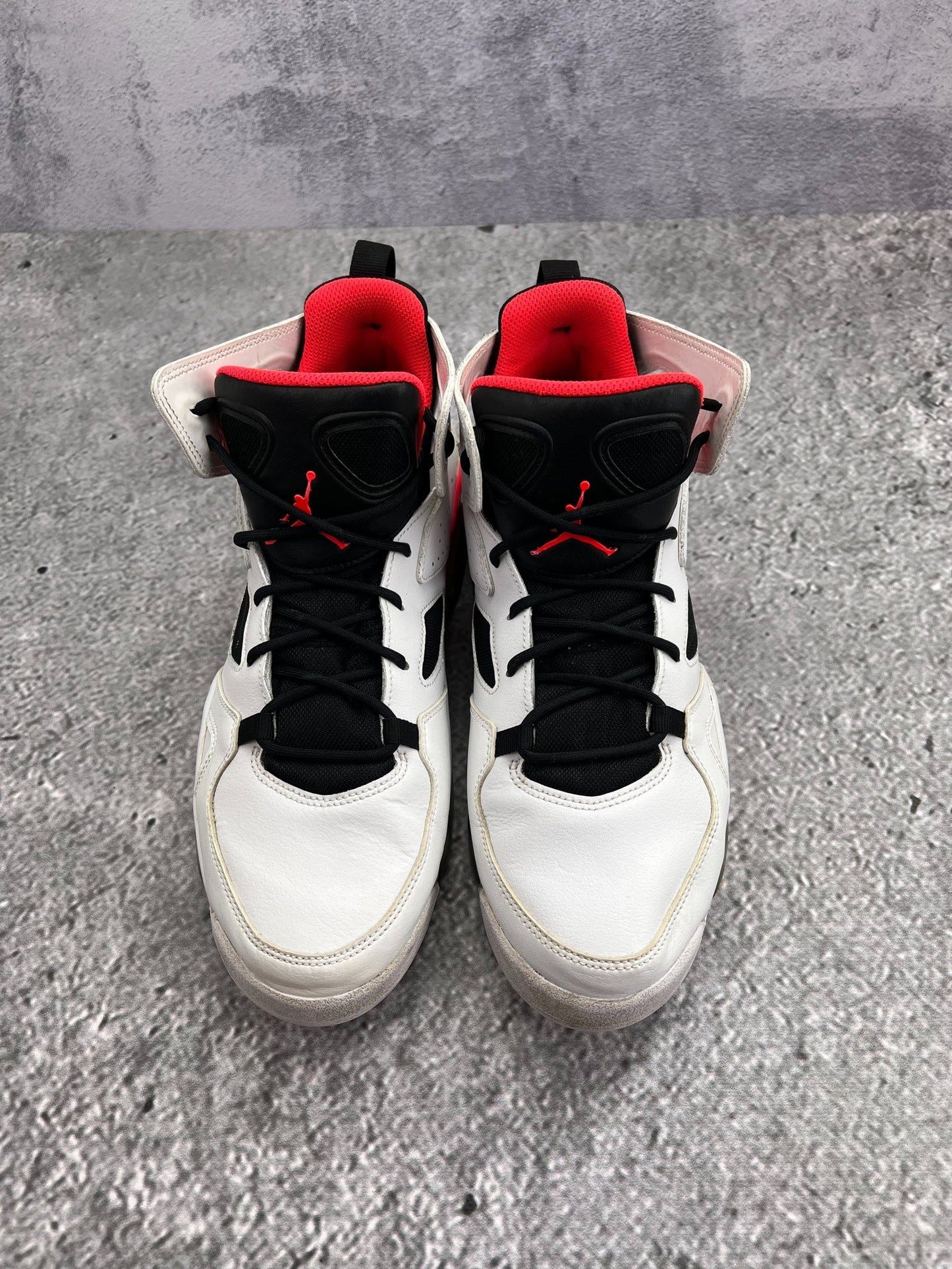 Nike Jordan Flight Club '91 White Infrared — buty sportowe męskie w bardzo dobrym stanie rozmiar 44, widok z góry