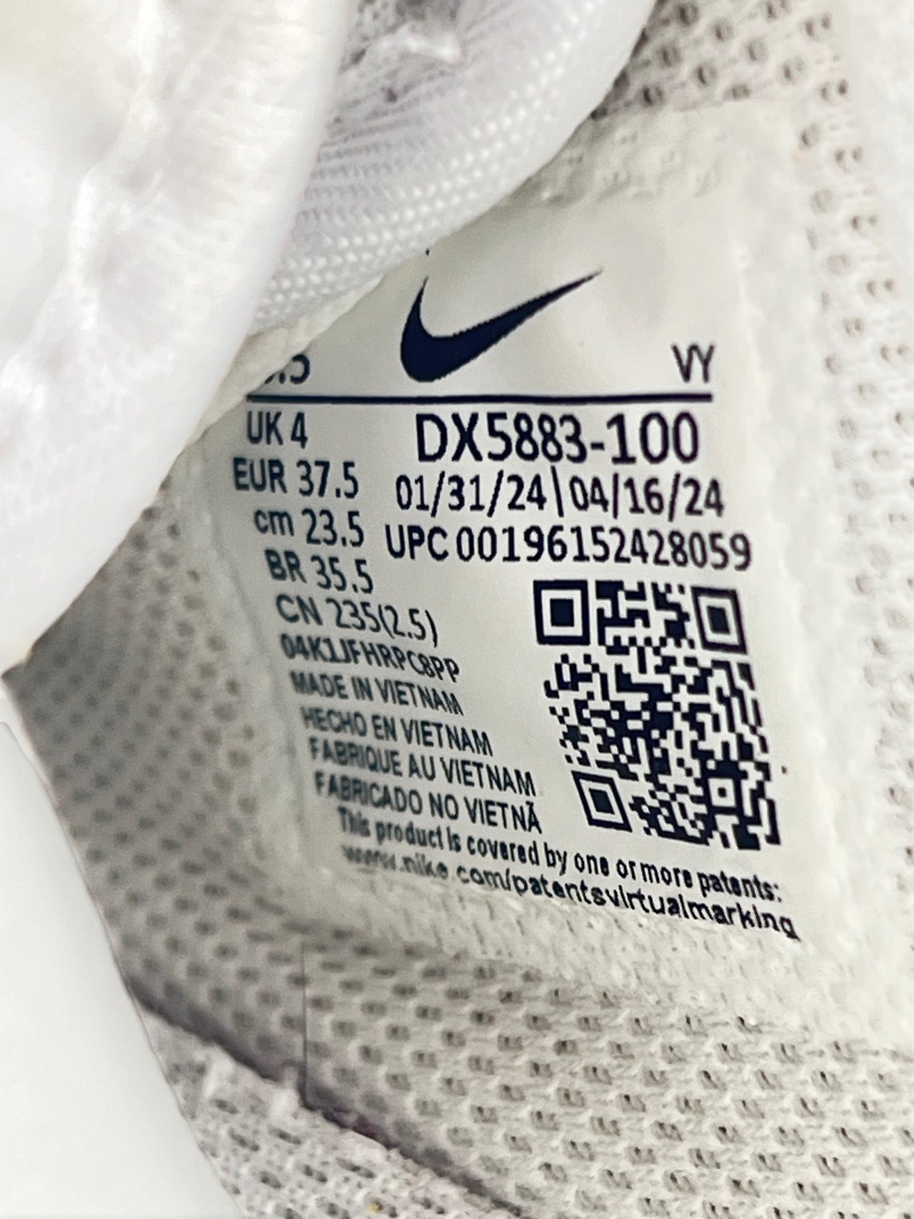 Nike Air Force 1 '07 EasyOn EasyOn White — buty sportowe damskie w bardzo dobrym stanie rozmiar 37.5, opcjonalne zdjęcie 1