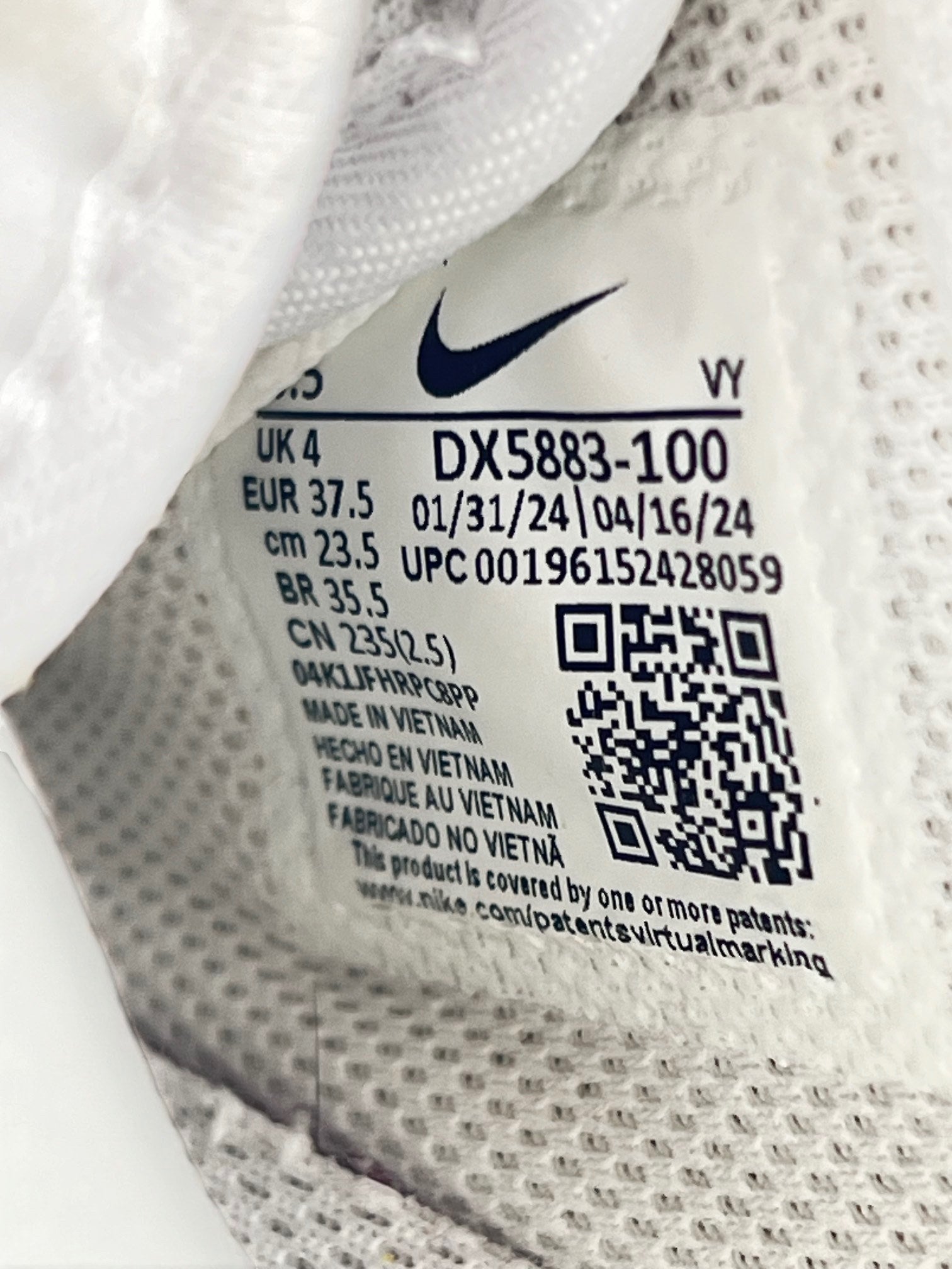 Nike Air Force 1 '07 EasyOn EasyOn White — buty sportowe damskie w bardzo dobrym stanie rozmiar 37.5, opcjonalne zdjęcie 1