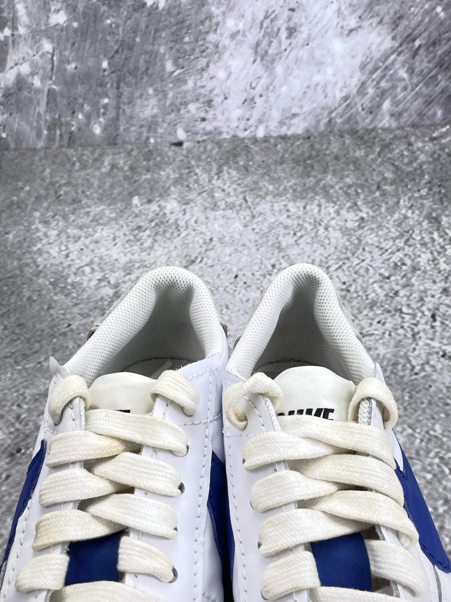 Nike Blazer Low '77 Jumbo White Old Royal - buty sportowe, zapiętki butów