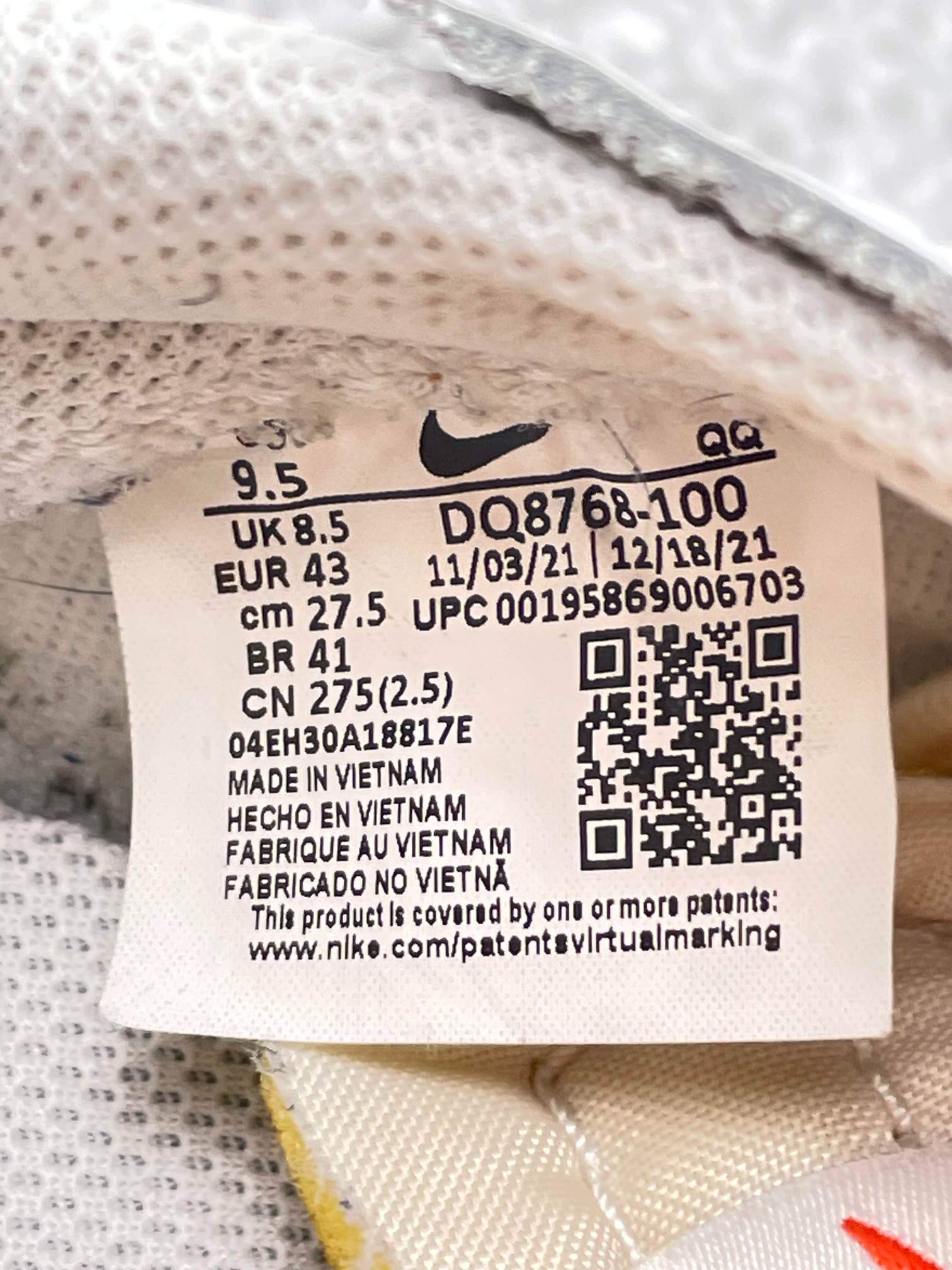 Nike Blazer Low '77 Jumbo White Old Royal - buty sportowe, metka