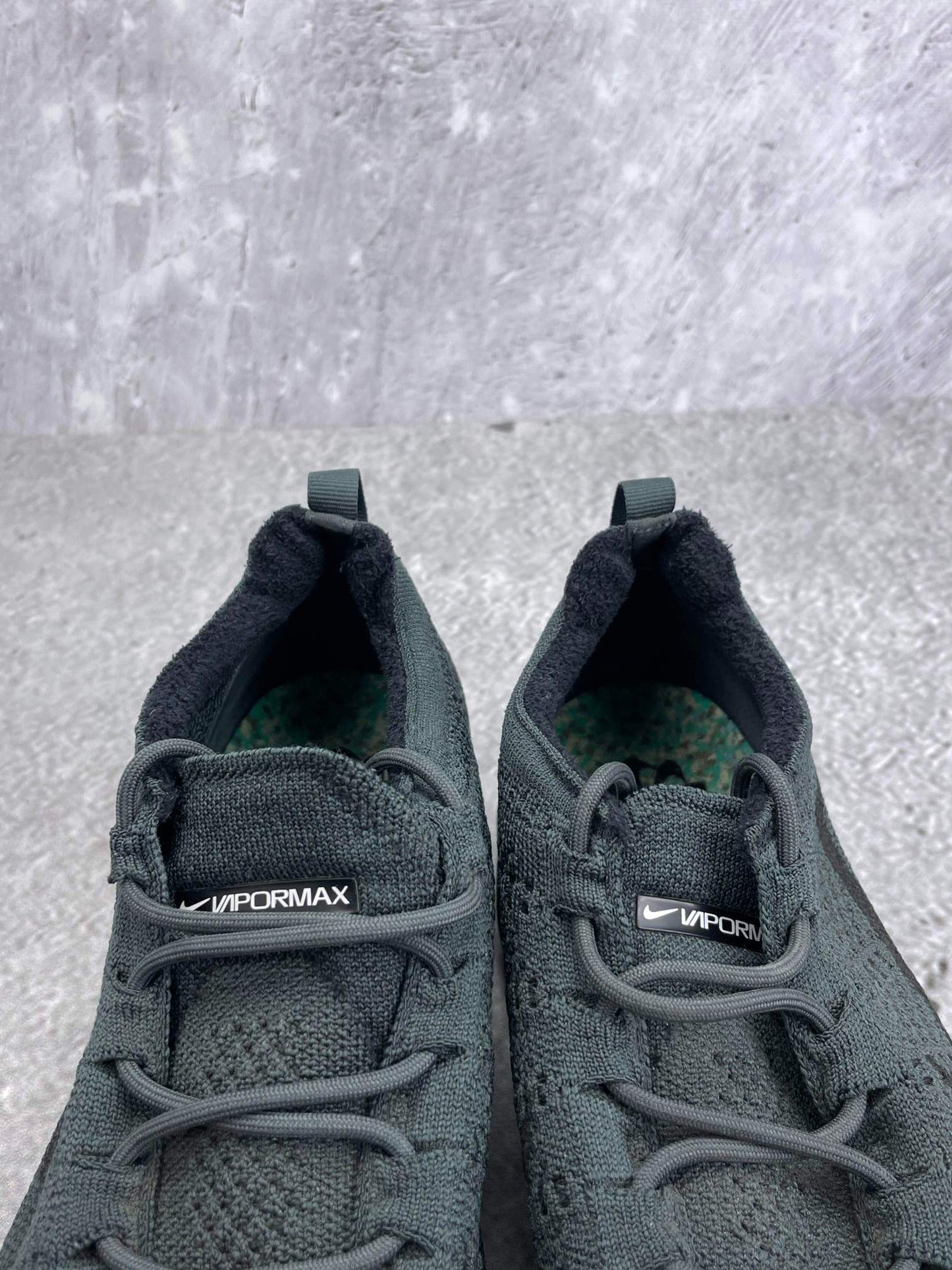Nike Air VaporMax 2023 Flyknit Anthracite Black - buty sportowe, zapiętki butów