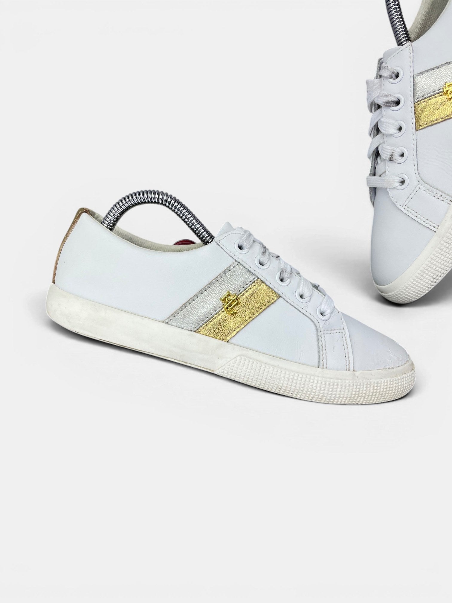 Lauren Ralph Lauren Janson II — buty sportowe damskie w bardzo dobrym stanie rozmiar 37, zewnętrzny panel lewego buta
