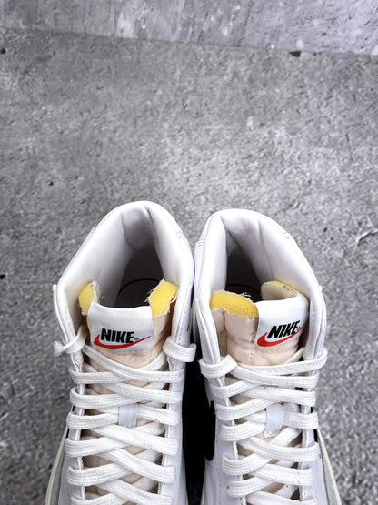 Nike Blazer Mid '77 White Black - buty sportowe, zapiętki butów