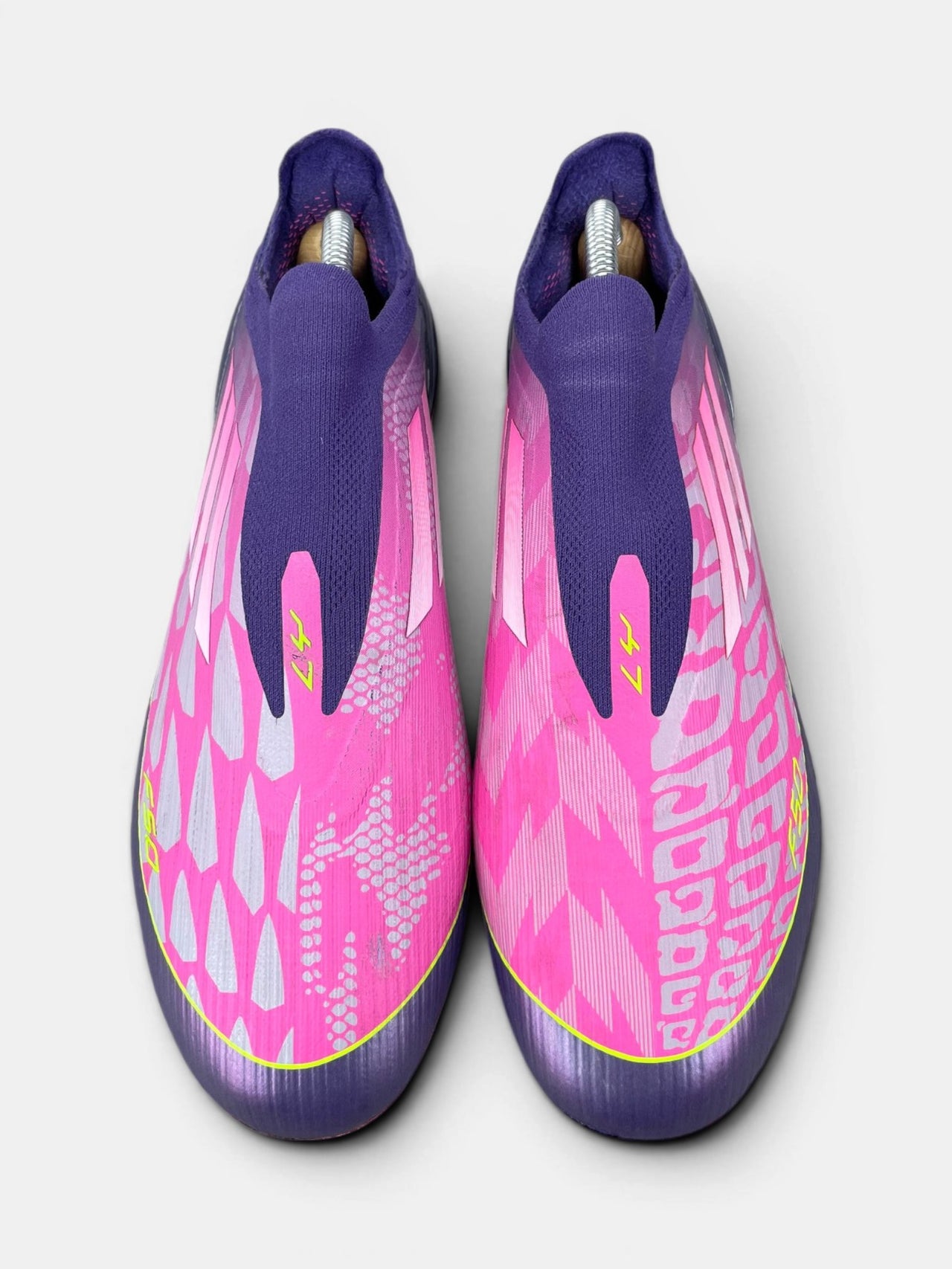 Adidas Lamine Yamal x F50 Elite — buty sportowe męskie w bardzo dobrym stanie rozmiar 43 1/3, zewnętrzny panel prawego buta