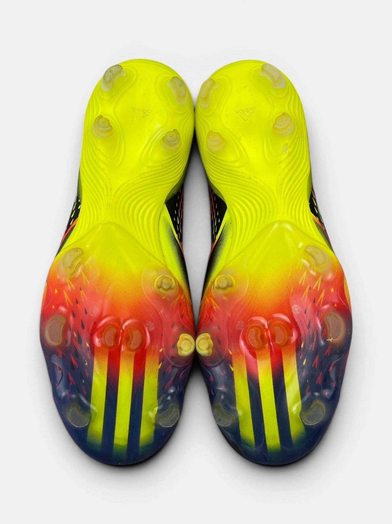 Adidas Copa Sense.1 FG Al Rihla Pack - Black — buty sportowe męskie w bardzo dobrym stanie rozmiar 40 2/3, widok z góry na wewnętrzną stronę butów