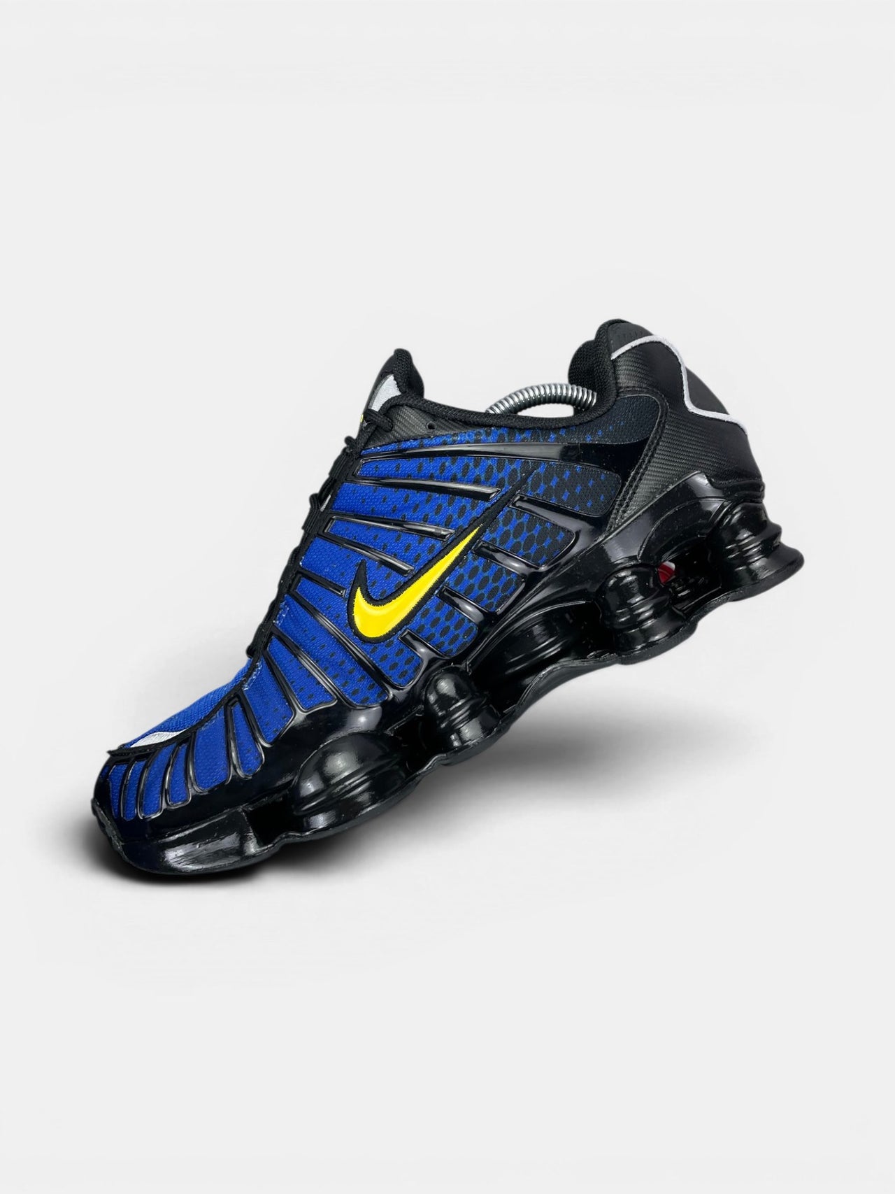 Nike Shox TL Lyon Blue — buty sportowe męskie w bardzo dobrym stanie rozmiar 45, wewnętrzny panel prawego buta