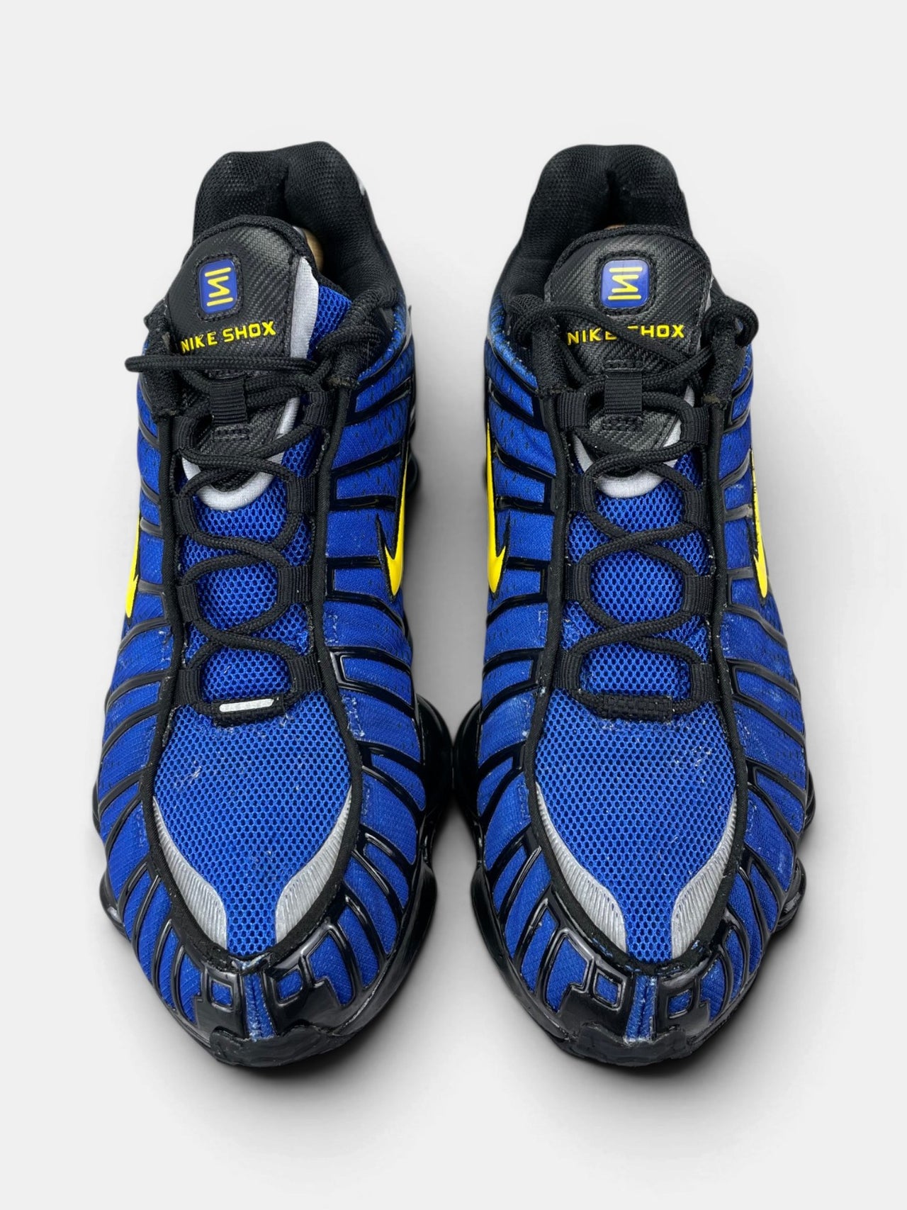 Nike Shox TL Lyon Blue — buty sportowe męskie w bardzo dobrym stanie rozmiar 45, widok z góry