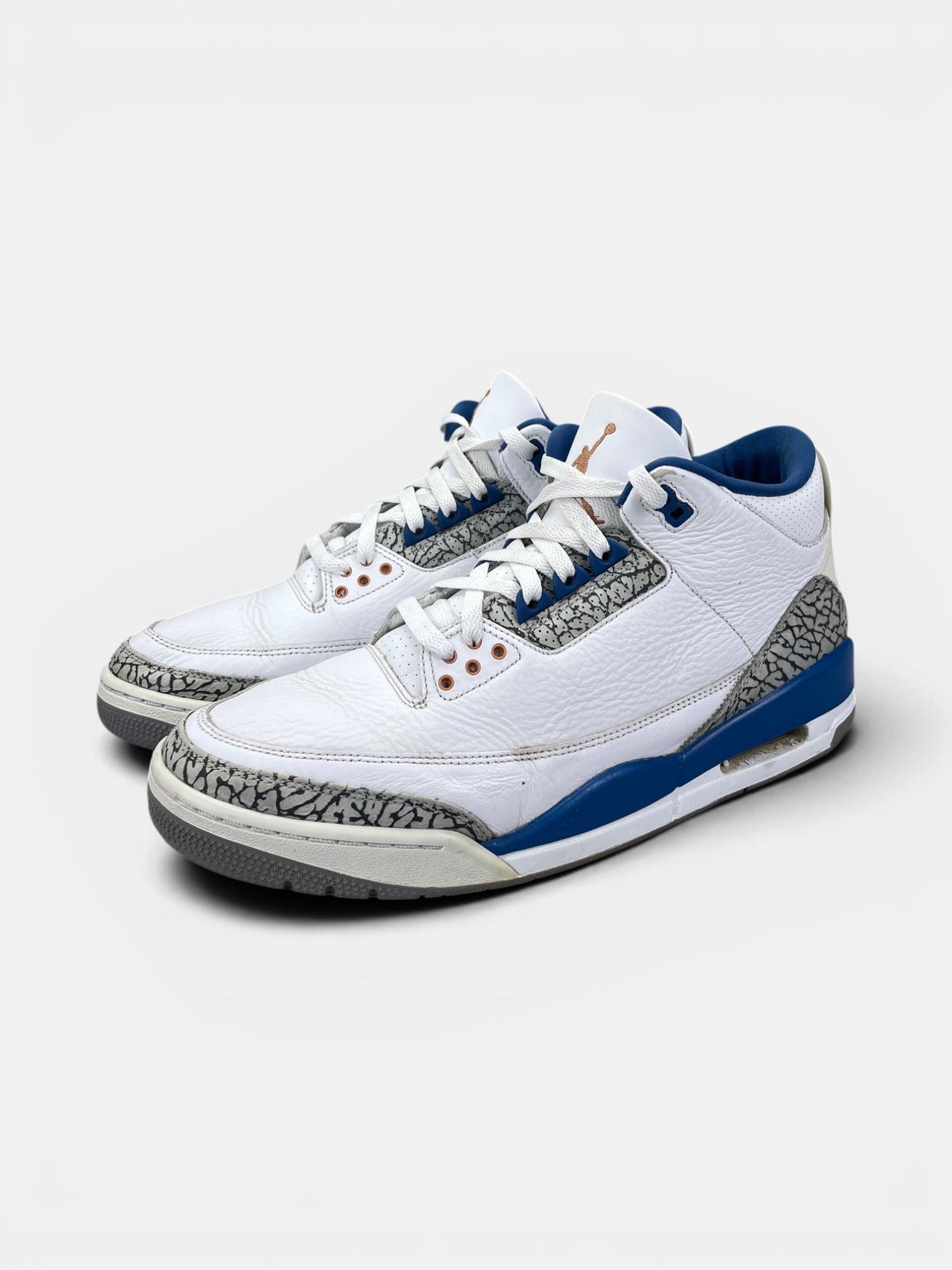 Nike Air Jordan 3 Wizards — buty sportowe męskie w bardzo dobrym stanie rozmiar 46, widok z boku