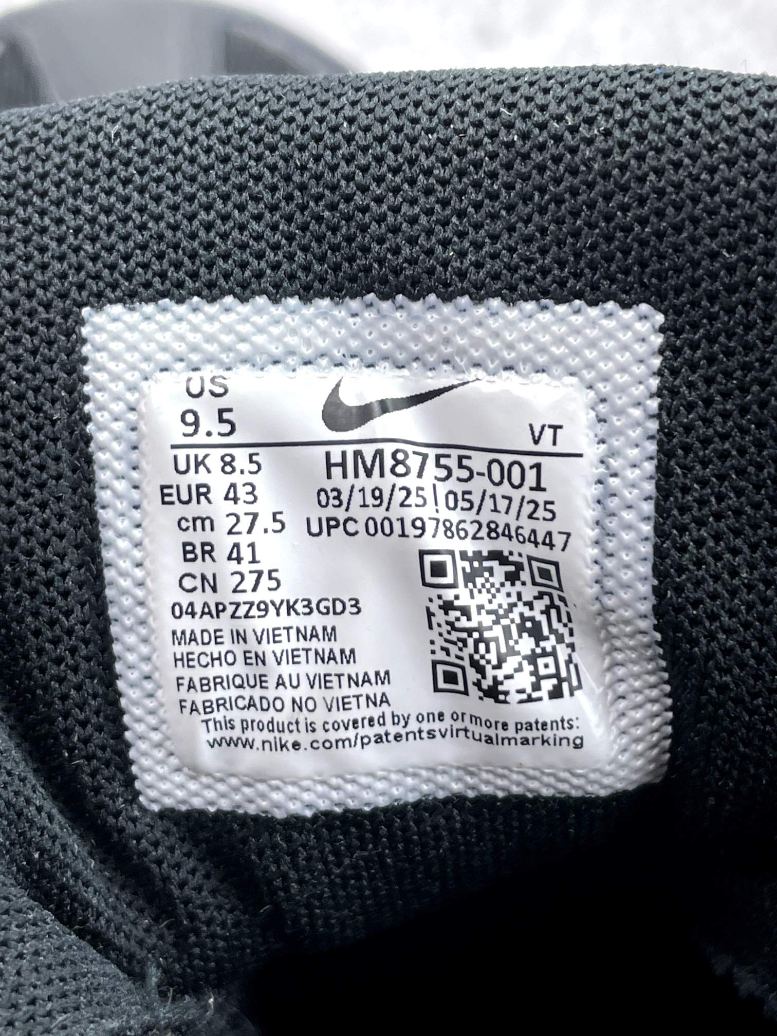 Nike Air Max 95 OG Black — buty sportowe męskie w bardzo dobrym stanie rozmiar 43, opcjonalne zdjęcie 2