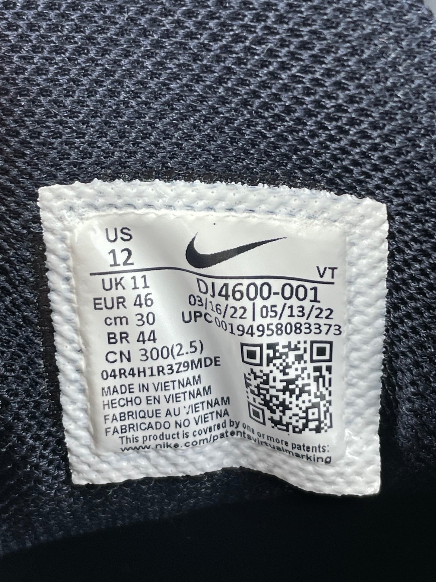 Nike Air Max Plus 3 Black White — buty sportowe męskie w bardzo dobrym stanie rozmiar 46, opcjonalne zdjęcie 2