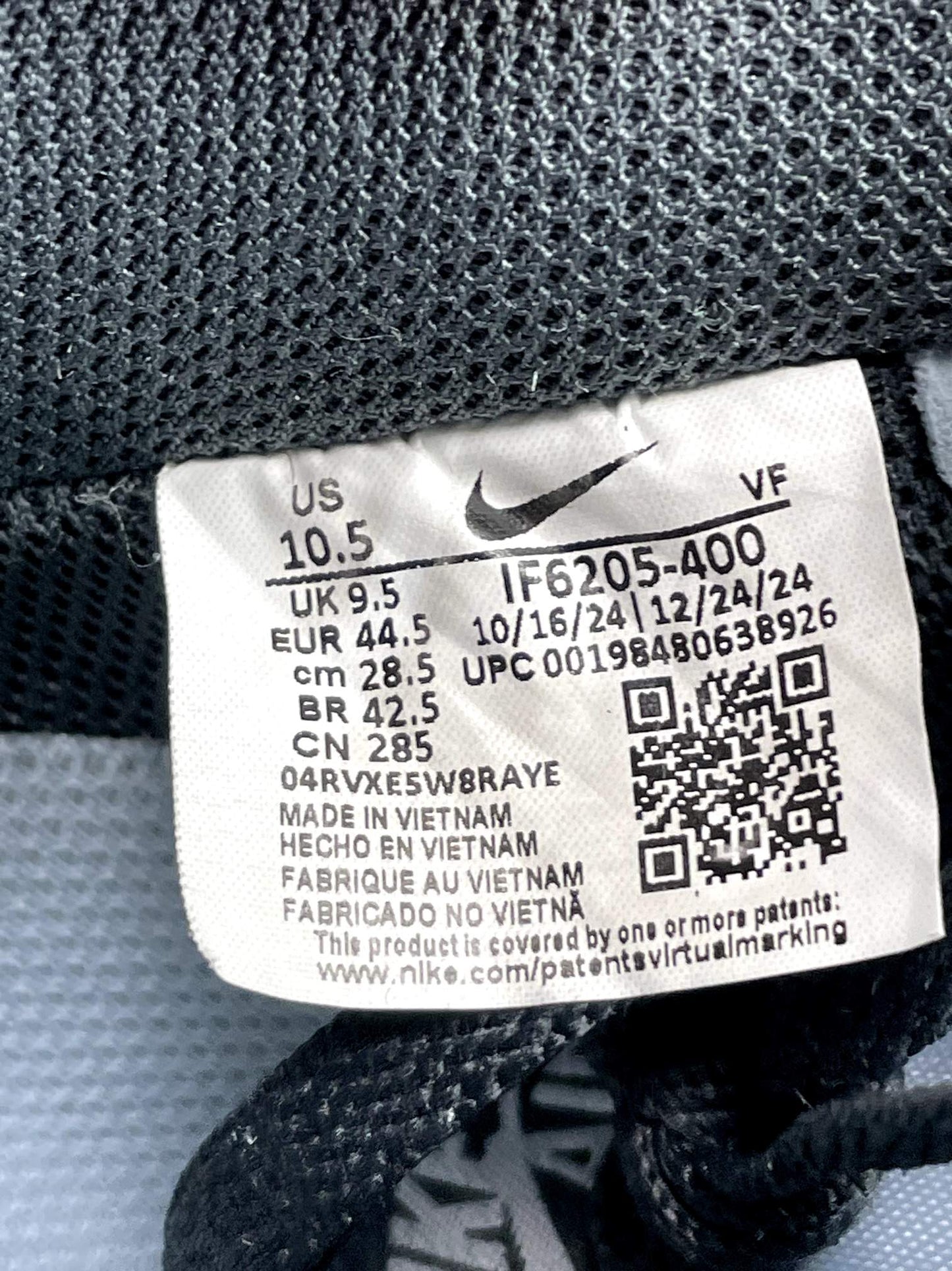 Nike Air Force 1 '07 LV8 Light Armory Blue - buty sportowe, metka
